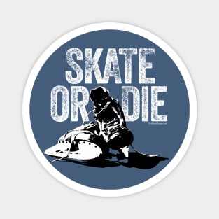 Skate Or Die (Hockey) Magnet